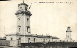 Delcampe - CPA Phare Sainte Adresse Les Phares De La Heve - Lighthouses