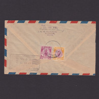 Delcampe - MALAYA PERAK 1951, Air Mail Cover To Devakottai India - Perak