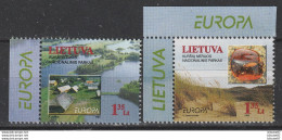 Delcampe - Europa - Réserves Et Parcs Nationaux - LITUANIE - 1999 -  Y&T 607/608 - Neuf / MNH - - 1999