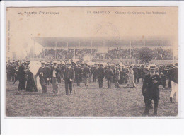 Delcampe - SAINT-LÔ: Champ De Courses, Les Tribunes - état - Saint Lo