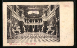 Delcampe - AK Walhalla, Blick In Die Halle - Sonstige & Ohne Zuordnung