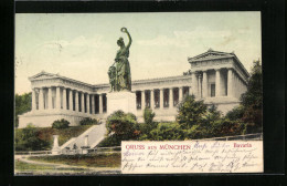 Delcampe - AK München, Partie An Der Bavaria - Sonstige & Ohne Zuordnung