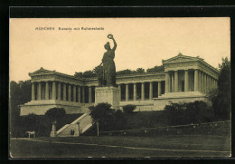 Delcampe - AK München, Bavaria Mit Ruhmeshalle - Sonstige & Ohne Zuordnung