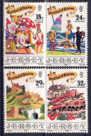 Delcampe - Jersey 1990 - Tourismus, Nr. 516 - 519, Postfrisch ** / MNH - Jersey