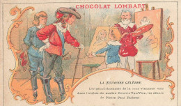 Delcampe - CHROMOS AO#AL000231 CHOCOLAT LOMBART  PARIS LES DEBUT DE PAUL RUBENS - Lombart