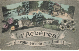 Delcampe - 78 ACHERES #MK52471 SOUVENIR MULTI VUES - Acheres