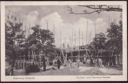 Delcampe - O-3540 Osterburg Neubau Kirche Pfarrhaus 1929 - Osterburg