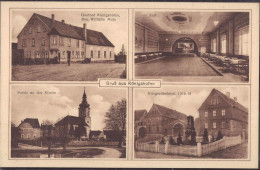 Delcampe - * O-6521 Königshofen Gasthaus Moje, Kriegerdenkmal - Eisenberg