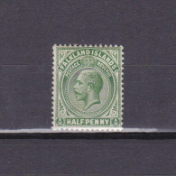 Delcampe - FALKLAND ISLANDS 1912, SG# 60a, Perf 14, Wmk Mult Crown CA, KGV, MH - Falkland Islands
