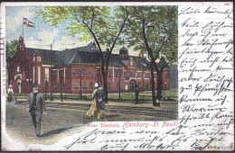 Delcampe - Gest. W-2000 Hamburg St Pauli Neue Turnhalle 1908 - Altri & Non Classificati