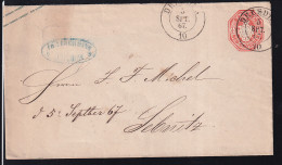 Delcampe - Wappen ½ Ngr.mit K2 DRESDEN 5 SET 67 Nach Sebnitz - Saxony