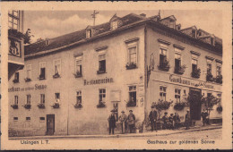 Delcampe - Gest. W-6390 Usingen Gasthaus Zur Goldenen Sonne 1936 - Usingen