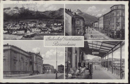 Delcampe - Gest. W-8200 Rosenheim Bahnhofsgaststätten 1940 - Rosenheim