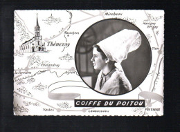 Delcampe - Cpsm Bas Poitou Coiffe De Thénezay - Gencay