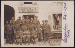 Delcampe - Gest. Lascenborn Gasthaus Justin Peche, Feldpost 1916 - Lothringen