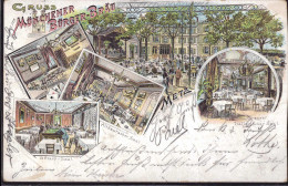 Delcampe - Gest. Metz Gasthaus Münchner Bürger-Bräu 1898 - Lothringen