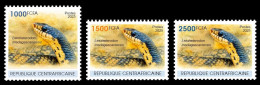 Delcampe - CENTRAL AFRICAN 2025 SET 3V - REPTILES - SNAKE SNAKES SERPENTS - MNH - Snakes