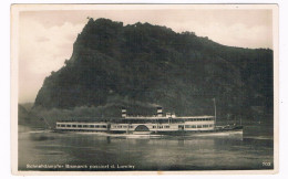Delcampe - D-18786  LORELEY : Mit Schnelldampfer Bismarck - Loreley
