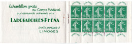 Delcampe - N° 188 (Carnet PHENA Avec Variété) Neuf** LUXE: COTE= ++ 700 € - Sonstige & Ohne Zuordnung