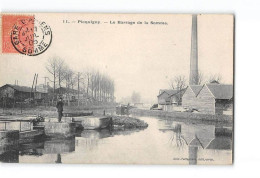 Delcampe - PICQUIGNY - 11 - Le Barrage De La Somme - Très Bon état - Picquigny