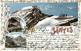 Delcampe - Gruss Vom Säntis - Litho - Sonstige & Ohne Zuordnung