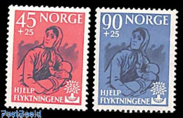 Delcampe - Norway 1960 International Year Of Refugees 2v, Mint NH, History - Various - Refugees - Int. Year Of Refugees 1960 - Unused Stamps