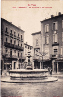Delcampe - 81 - Tarn - MAZAMET - La Placette Et La Fontaine - Bijouterie Horlogerie - Mazamet