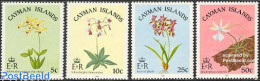 Delcampe - Cayman Islands 1985 Orchids 4v, Mint NH, Nature - Flowers & Plants - Orchids - Cayman Islands