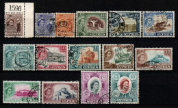 Delcampe - Zypern 1955 - Mi.Nr. 164 - 178 - Gestempelt Used - Cyprus (...-1960)