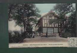 Delcampe - CP - 78 - Achères - Hôtel-restaurant De La Gare - Forêt De St-Germain - Acheres