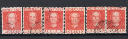 Delcampe - NEDERLAND 534 Gestempeld 1949 - Koningin Juliana (6 Stuks) - Gebraucht
