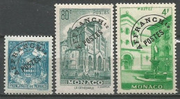 Delcampe - MONACO ANNEE 1943/1951 LOT DE 3 TP PREO N°1 à 3 NEUFS** MNH TB COTE 9,00 € - VorausGebrauchte
