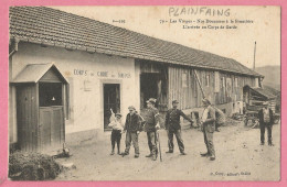 Delcampe - CHA053  CPA  PLAINFAING  (Vosges)  Nos Douaniers à La Frontière - L'arrivée Au Corps De Garde  ++++ - Plainfaing