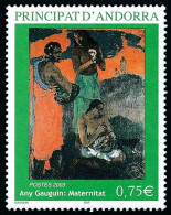 Delcampe - ANDORRE 2003 - Yv. 587 **   Faciale= 0,75 EUR - Paul Gauguin : Maternité  ..Réf.AND24032 - Unused Stamps