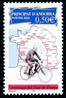 Delcampe - ANDORRE 2003 - Yv. 582 **   Faciale= 0,50 EUR - Centenire Du Tour De France  Cycliste  ..Réf.AND24027 - Unused Stamps
