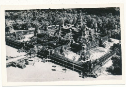 Delcampe - ANGKOR VAT , Carte Photo - Vue Aérienne - Kambodscha