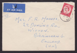 Delcampe - GREAT BRITAIN 1957, Cover F.P.C. To England, Air Mail, Fieldpost - Brieven En Documenten