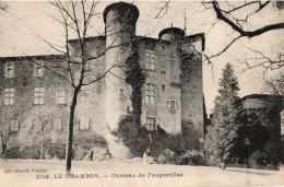 Delcampe - LE CHAMBON - CHATEAU DE FEUGEROLLES -  F.P. - Le Chambon Feugerolles