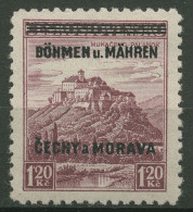 Delcampe - Böhmen Und Mähren 1939 Marken Mit Aufdruck 11 Postfrisch Signiert - Unused Stamps