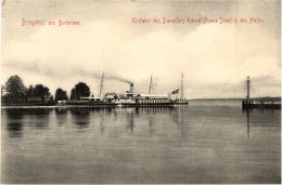 Delcampe - Bregenz - Einfahrt Des Dampfers Kaiser Franz Josef - Bregenz