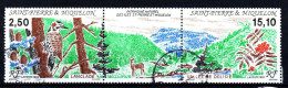 Delcampe - St Pierre Et Miquelon  - 1992 -  Patrimoine Naturel   -  N° 567/568A  - Oblit - Used - Gebruikt