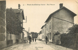 Delcampe - 38 - PONT DE CHERUY - RUE NEUVE - Pont-de-Chéruy