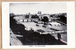 Delcampe - 24062 / ◉  PARIS Vue Panoramique 1890s  Etat:PARFAIT - Die Seine Und Ihre Ufer