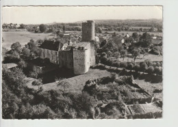 Delcampe - En Avion Au-dessus De Chalus Chateau - Chalus