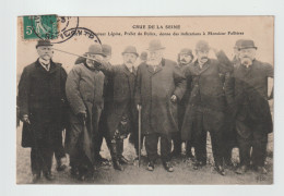 Delcampe - CPA Animée – Crue De La Seine 1910 (PARIS 75)  Monsieur Lépine, Préfet De Police, Donne Des Indications à Monsieur Falli - Die Seine Und Ihre Ufer