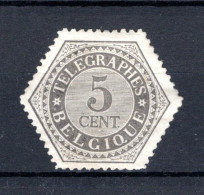 Delcampe - TG8A MNH 1889 - Koning Leopold I Met Profiel Naar Links - Telegraphenmarken [TG]