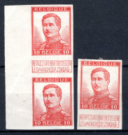 Delcampe - 123 MH PROOF Ongetand 1912 10c 3 St - 1912 Pellens