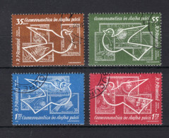 Delcampe - ROEMENIE Yt. PA162/165° Gestempeld Luchtpost 1962 - Used Stamps