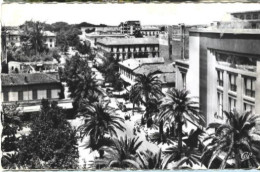 Delcampe - Sidi Bel Abbes Algérie Boulevard De La République Et Le Théatre - Sidi-bel-Abbes