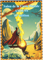 Delcampe - Amiens / 43° Salon De La Carte Postale / En Hommage à Jules Verne - Collector Fairs & Bourses